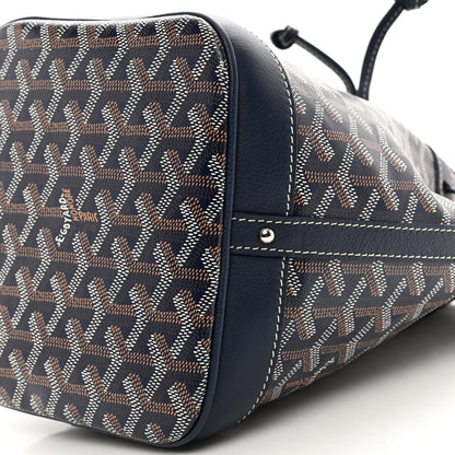 Goyard Goyardine Petit Flot Bucket Bag PM Navy 9 of 9