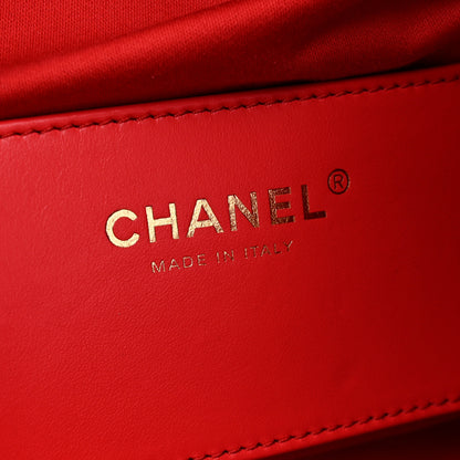 Chanel Caviar Quilted Small Chanel 25 Handbag Dark Red 6 of 11