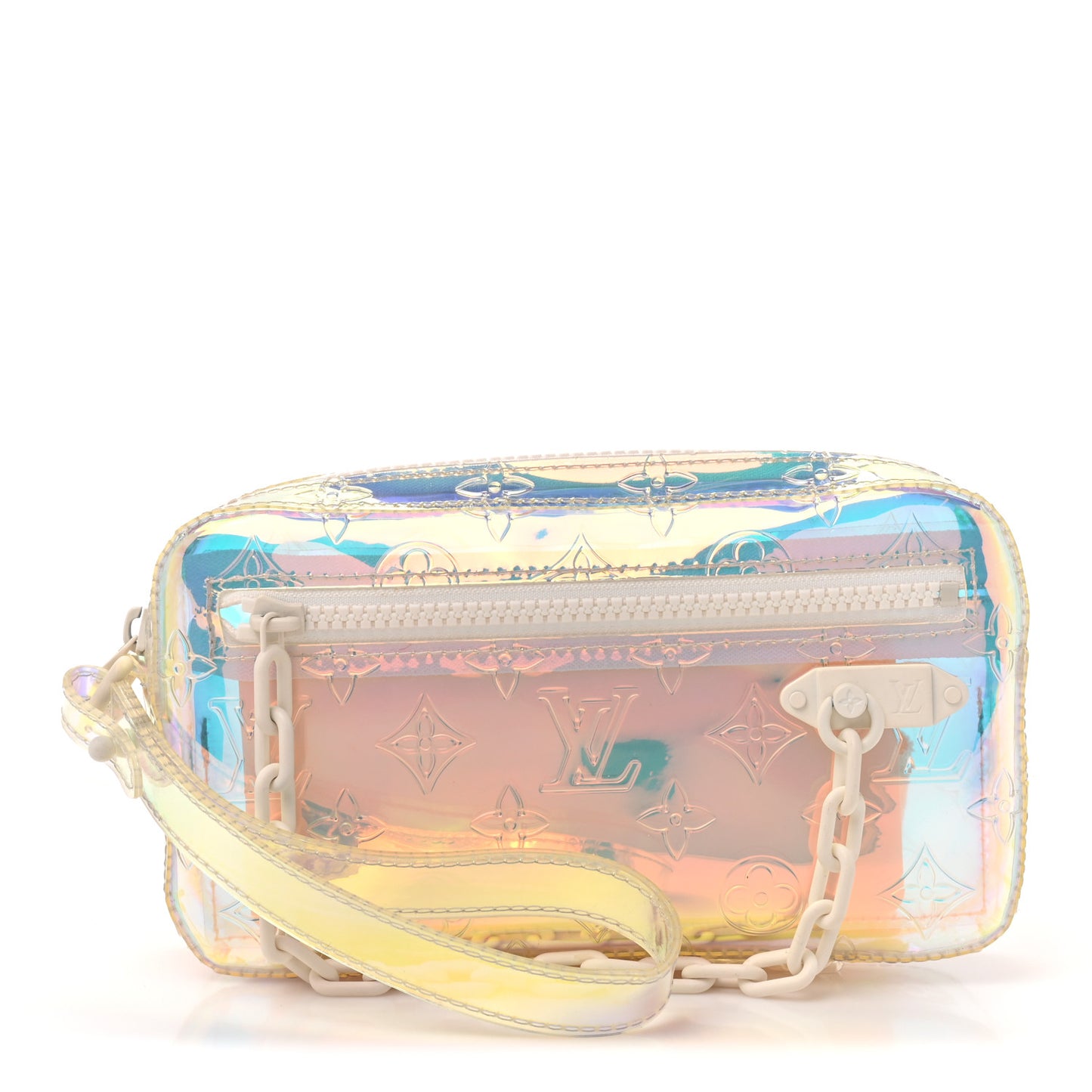 PVC Monogram Pochette Volga Iridescent Prism