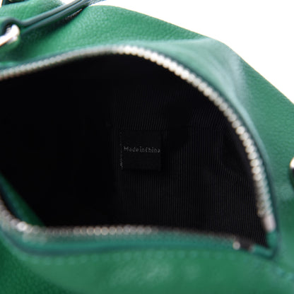 Mulberry Calfskin Georgia May Jagger Biker Pouch Emerald Green 9 of 9