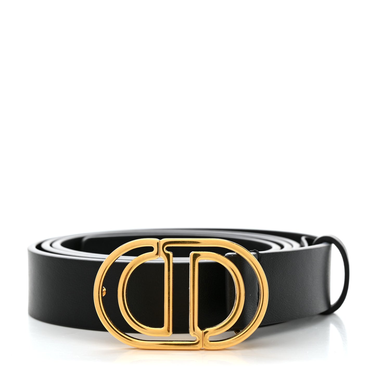Calfskin 30 Montaigne Cut-Out CD Belt 95/38 Black