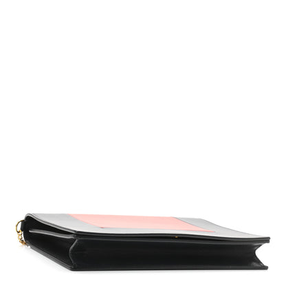 Celine Smooth Lambskin Frame Evening Chain Clutch Dark Navy Claycourt 3 of 10