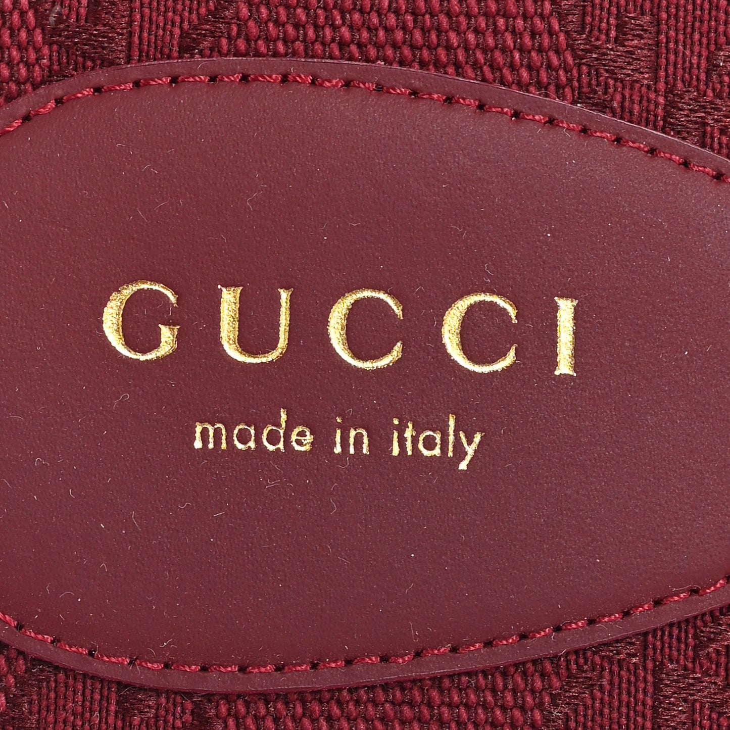 GG Canvas Interlocking G Cut Out Slide Sandals 37.5 Rosso Ancora