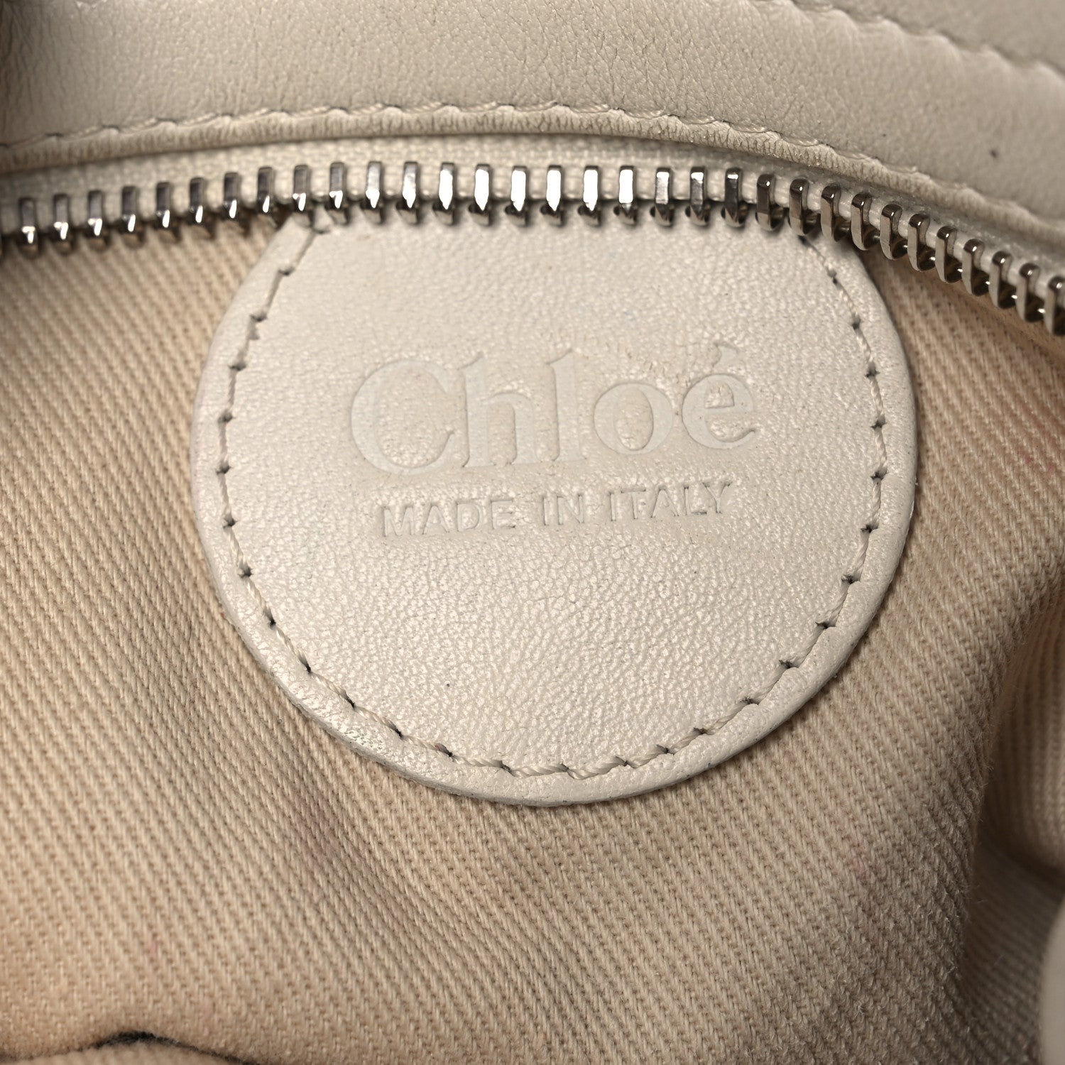 Chloe Snakeskin Silverado Mini Bag Ivory 6 of 15