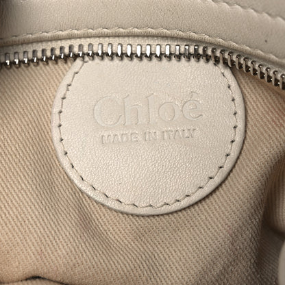 Chloe Snakeskin Silverado Mini Bag Ivory 6 of 15