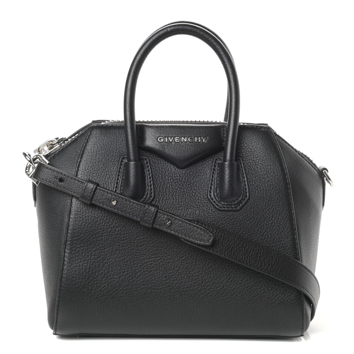 Sugar Goatskin Mini Antigona Black