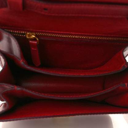 Celine Box Calfskin Small Classic Box Flap Bag Red 5 of 8