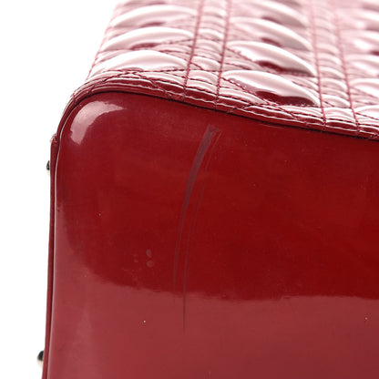 Christian Dior Patent Cannage Large Lady Dior Red 13 of 17