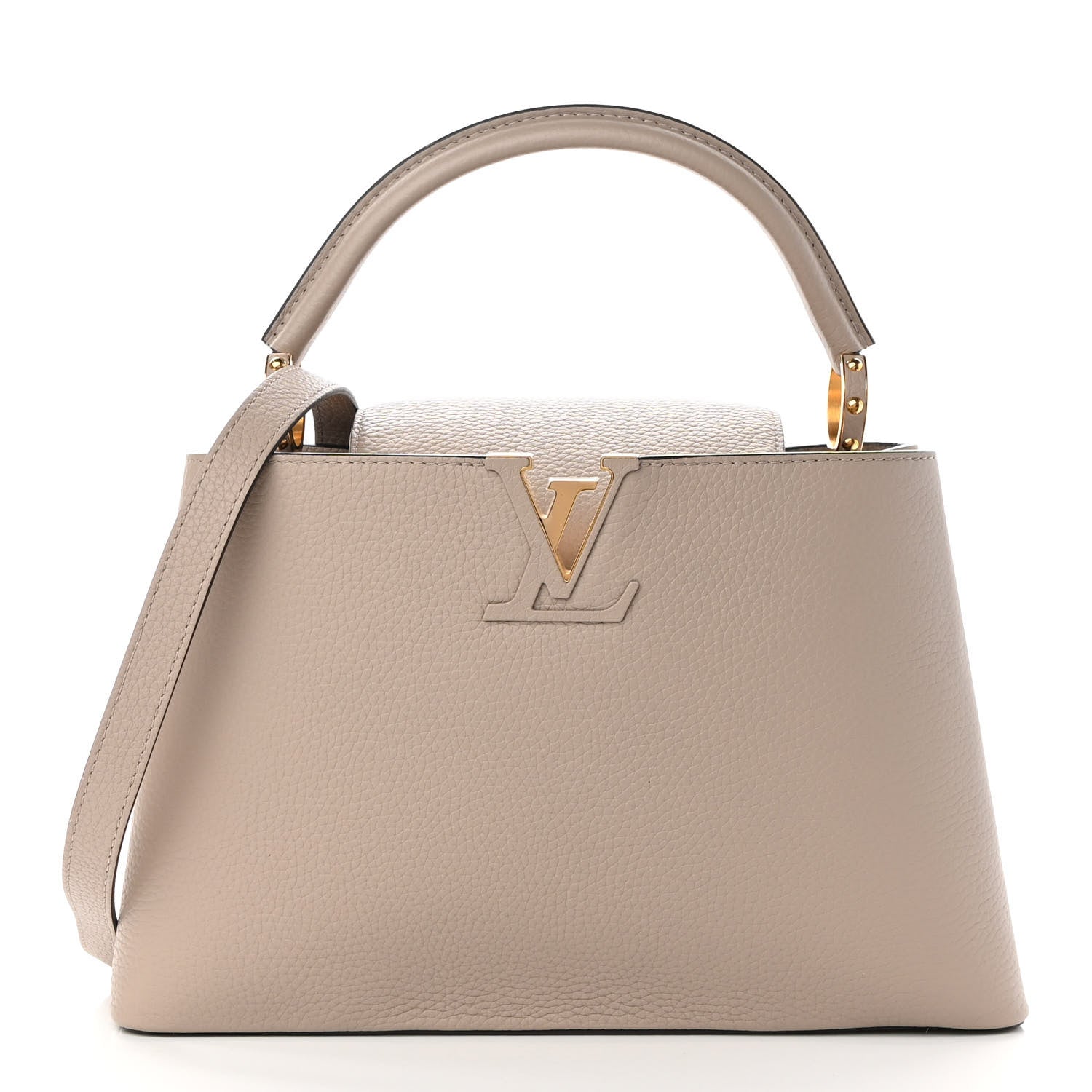Louis Vuitton Taurillon Capucines PM Galet 1 of 8