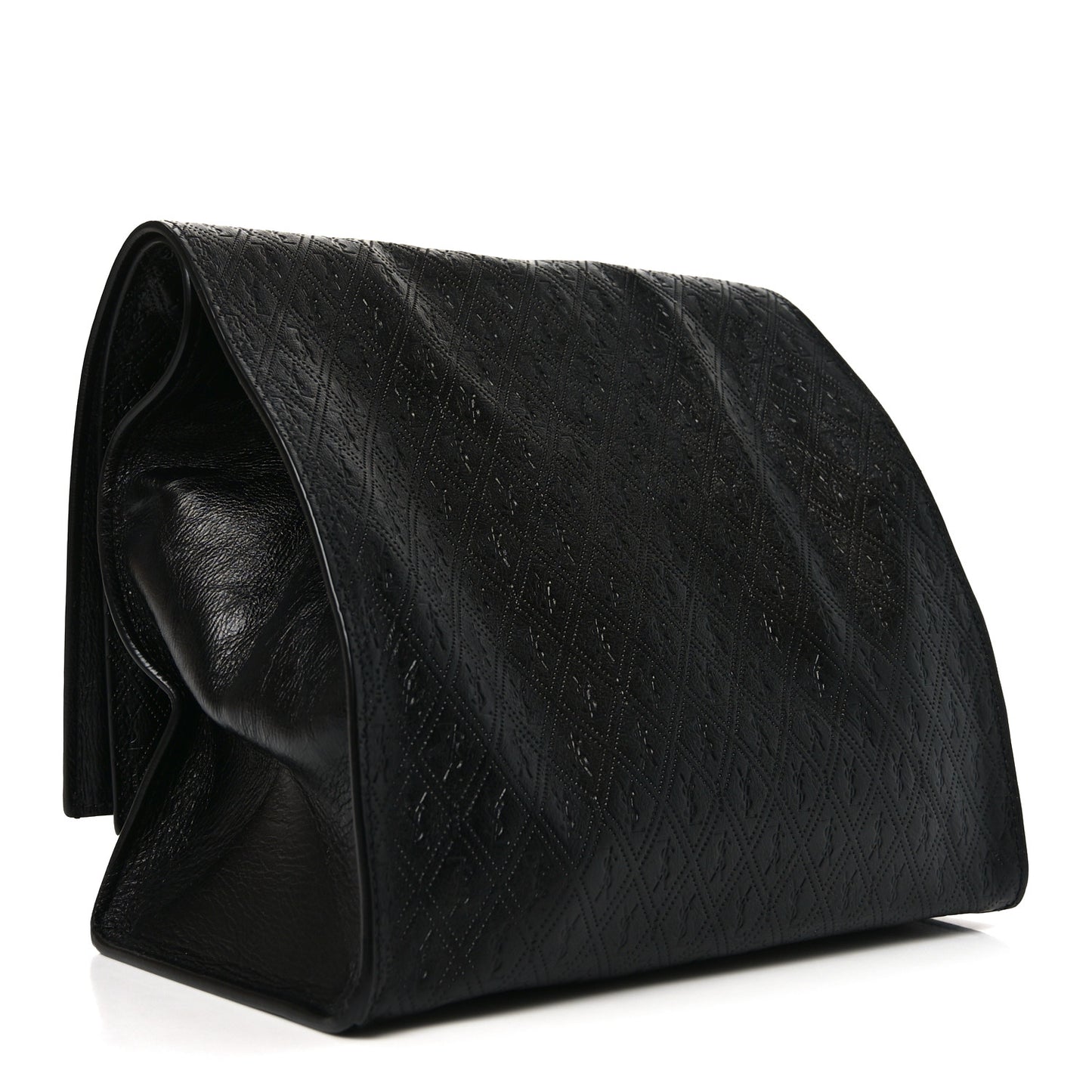 Calfskin Monogram Deli Paper Bag Vintage Black