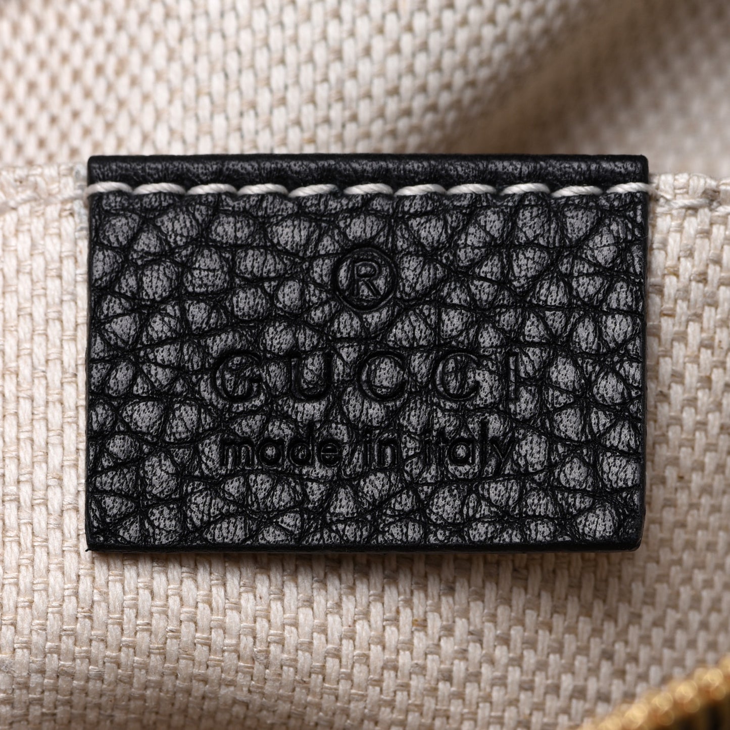 Pebbled Calfskin Small Soho Disco Bag Black