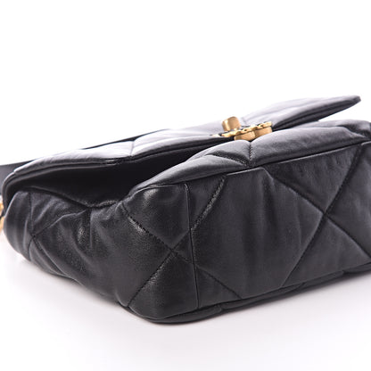 Chanel Lambskin Quilted Medium 19 Flap Black 7 of 8