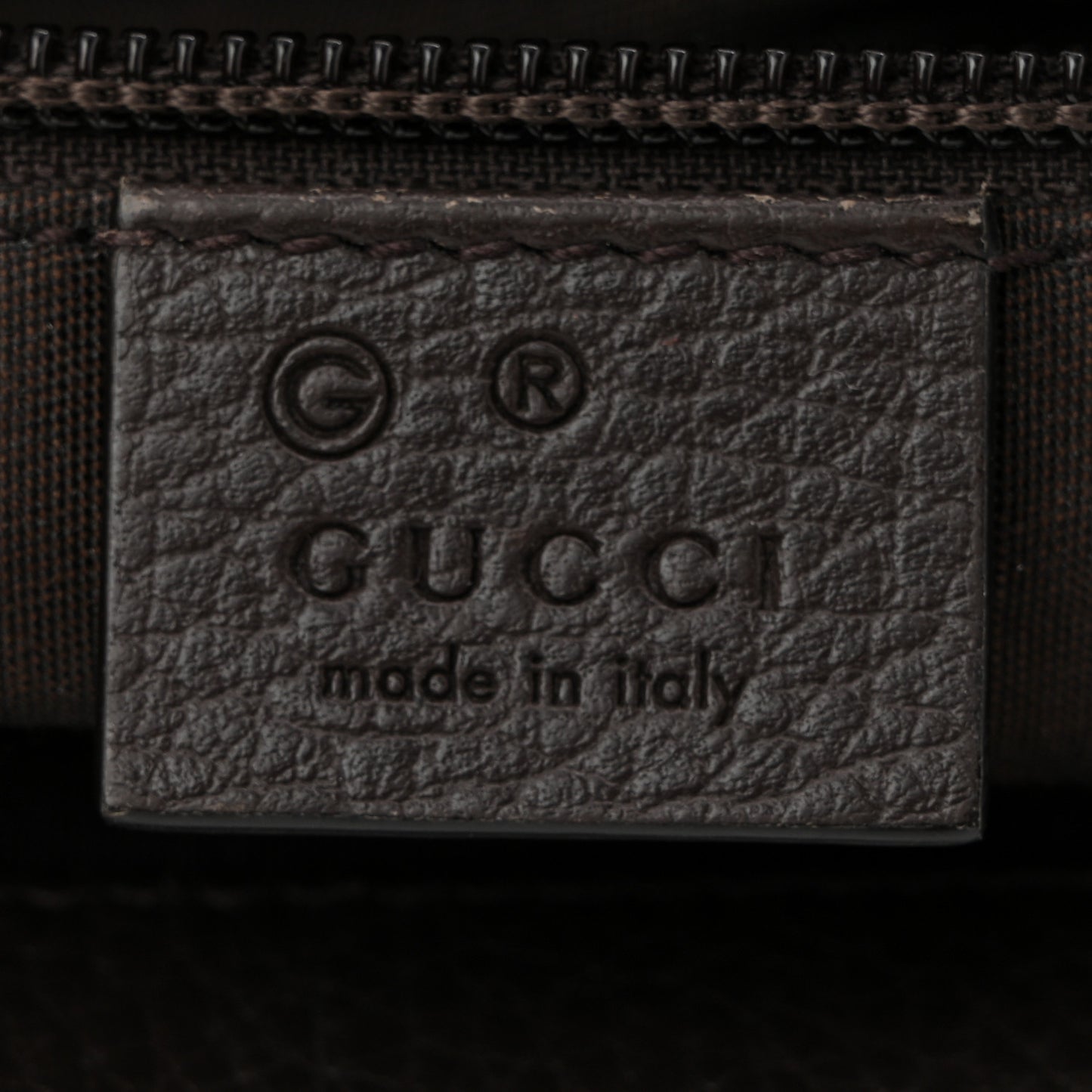 Monogram Flap Messenger Bag Beige Dark Brown