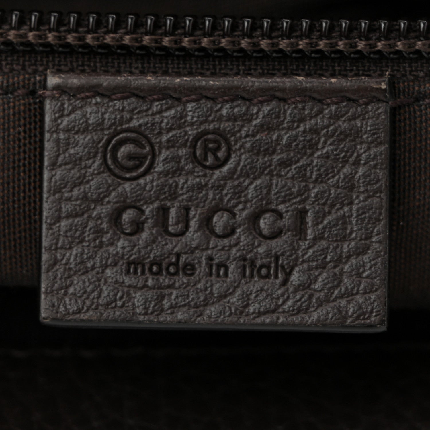 Gucci Monogram Flap Messenger Bag Beige Dark Brown 6 of 12