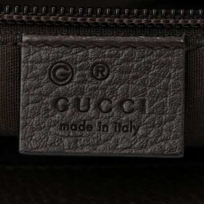 Gucci Monogram Flap Messenger Bag Beige Dark Brown 6 of 12