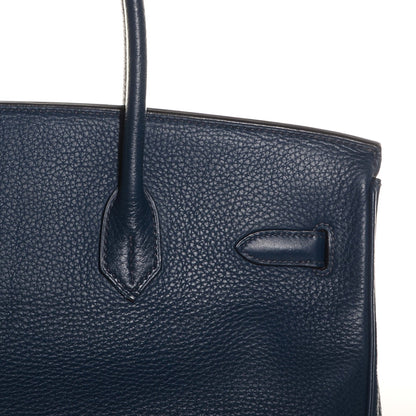Hermes Taurillon Clemence Birkin 35 Bleu Thalassa 19 of 24