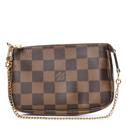 Louis Vuitton Damier Ebene Mini Pochette Accessories 1 of 8