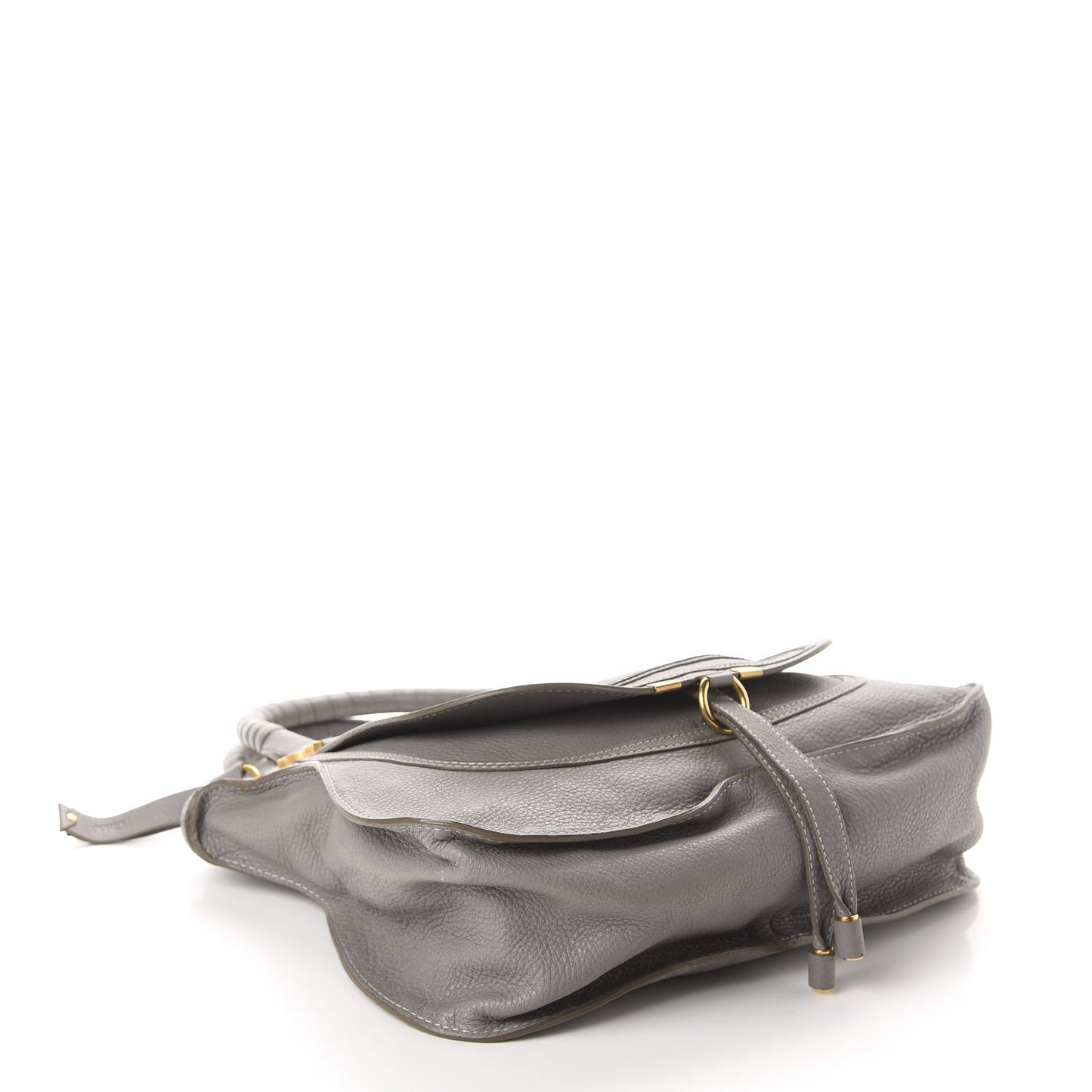 Calfskin Medium Marcie Satchel Cashmere Grey