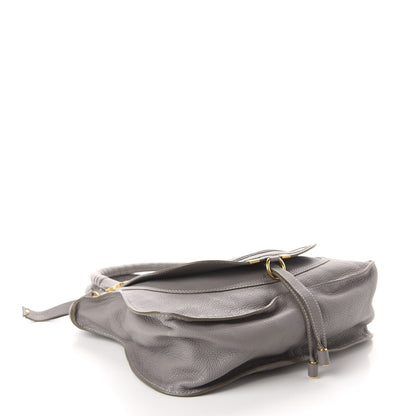 Chloe Calfskin Medium Marcie Satchel Cashmere Grey 4 of 10
