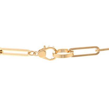 Hermes 18K Yellow Gold Diamond Pave Kelly Chaine Choker Necklace 5 of 5