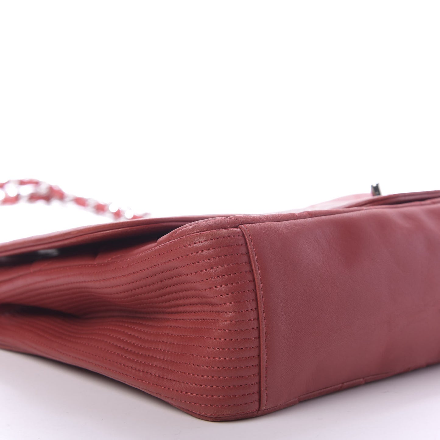 Lambskin Large Coco Rider Flap Red