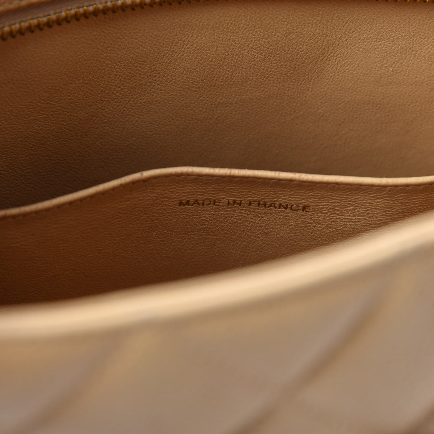 Caviar Quilted Medallion Tote Beige