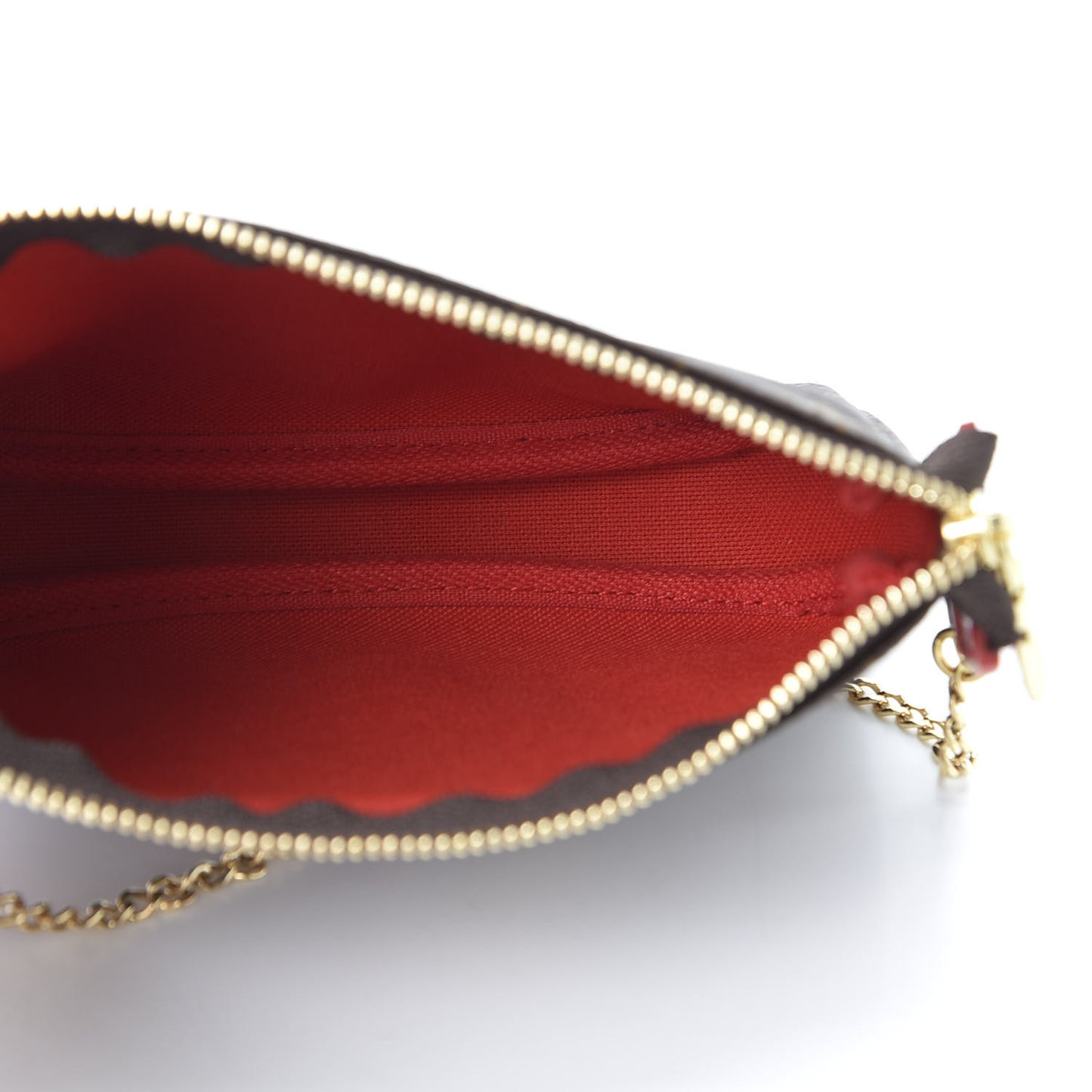 Monogram 2020 Christmas Animation Bumper Cars Mini Pochette Accessories Coquelicot