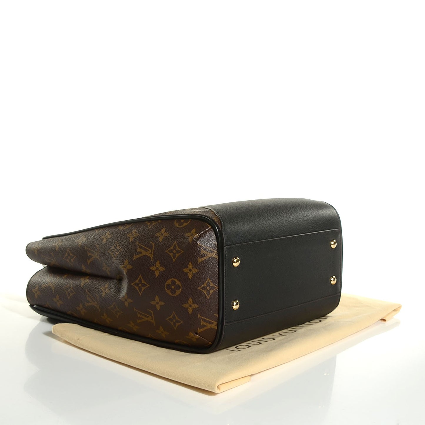 Calfskin Monogram Kimono Tote Black