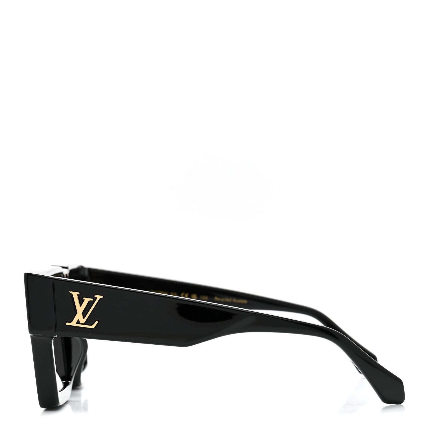 Louis Vuitton Acetate Swarovski Crystal Cyclone Sunglasses Z1578W Black 3 of 8