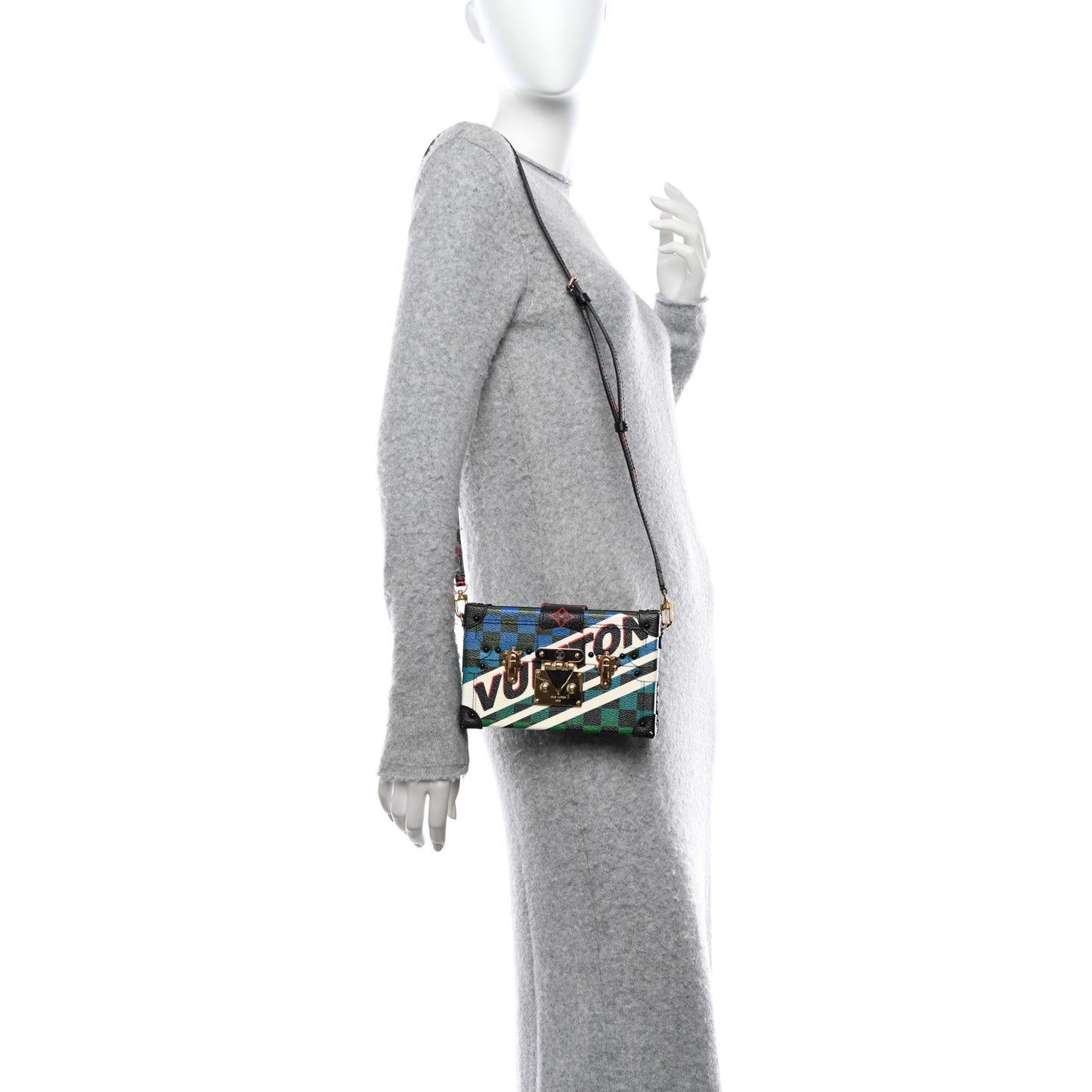 Damier Race Petite Malle Blue Vert