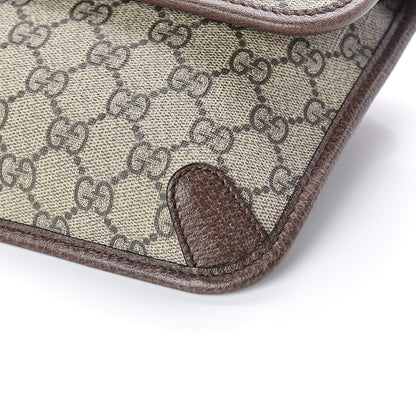 Gucci GG Supreme Monogram Neo Vintage Web Belt Bag Brown 6 of 11