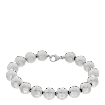 Tiffany Sterling Silver 10mm HardWear Ball Bracelet 1 of 4