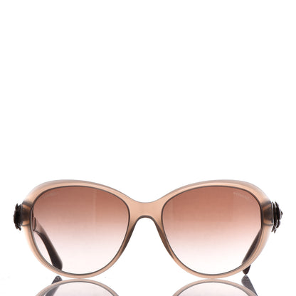 Chanel Lambskin Camellia CC Sunglasses 5316 Q Brown 3 of 8