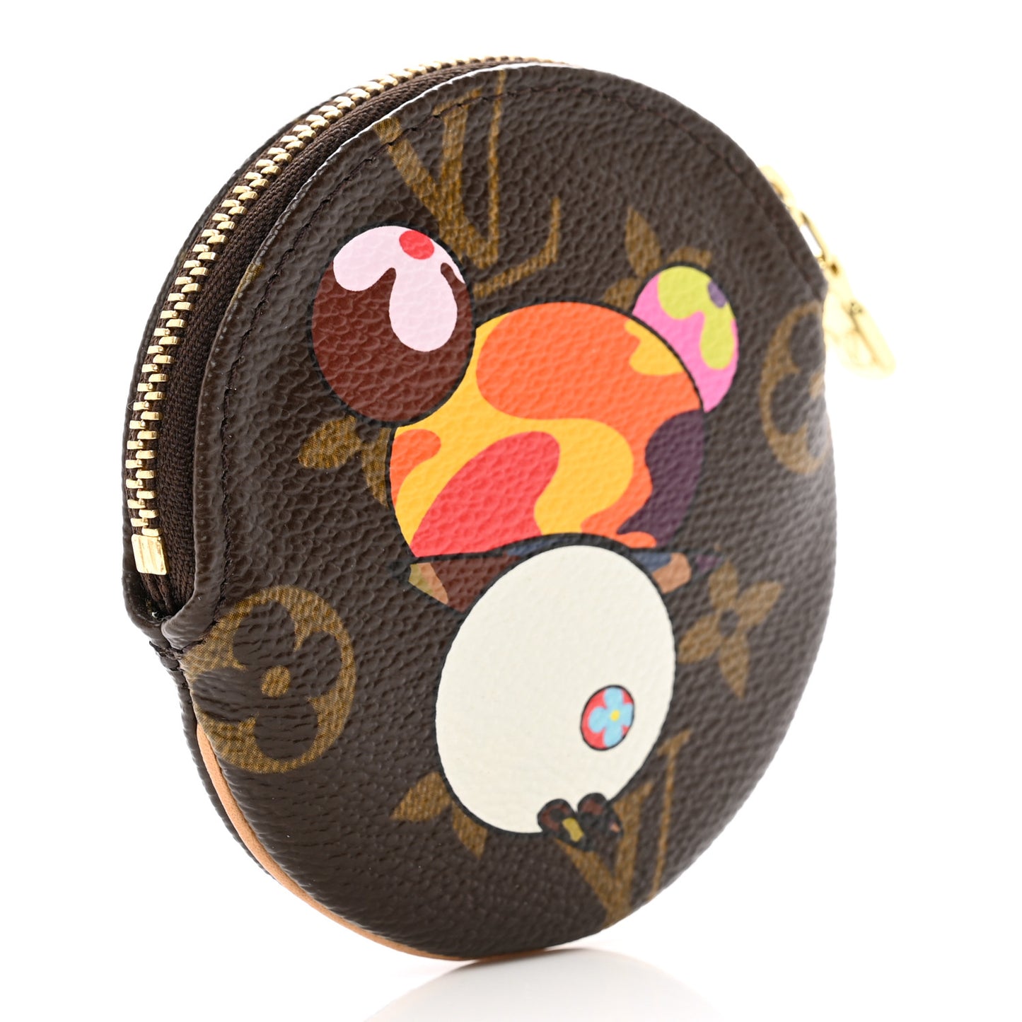 Monogram Panda Round Coin Purse