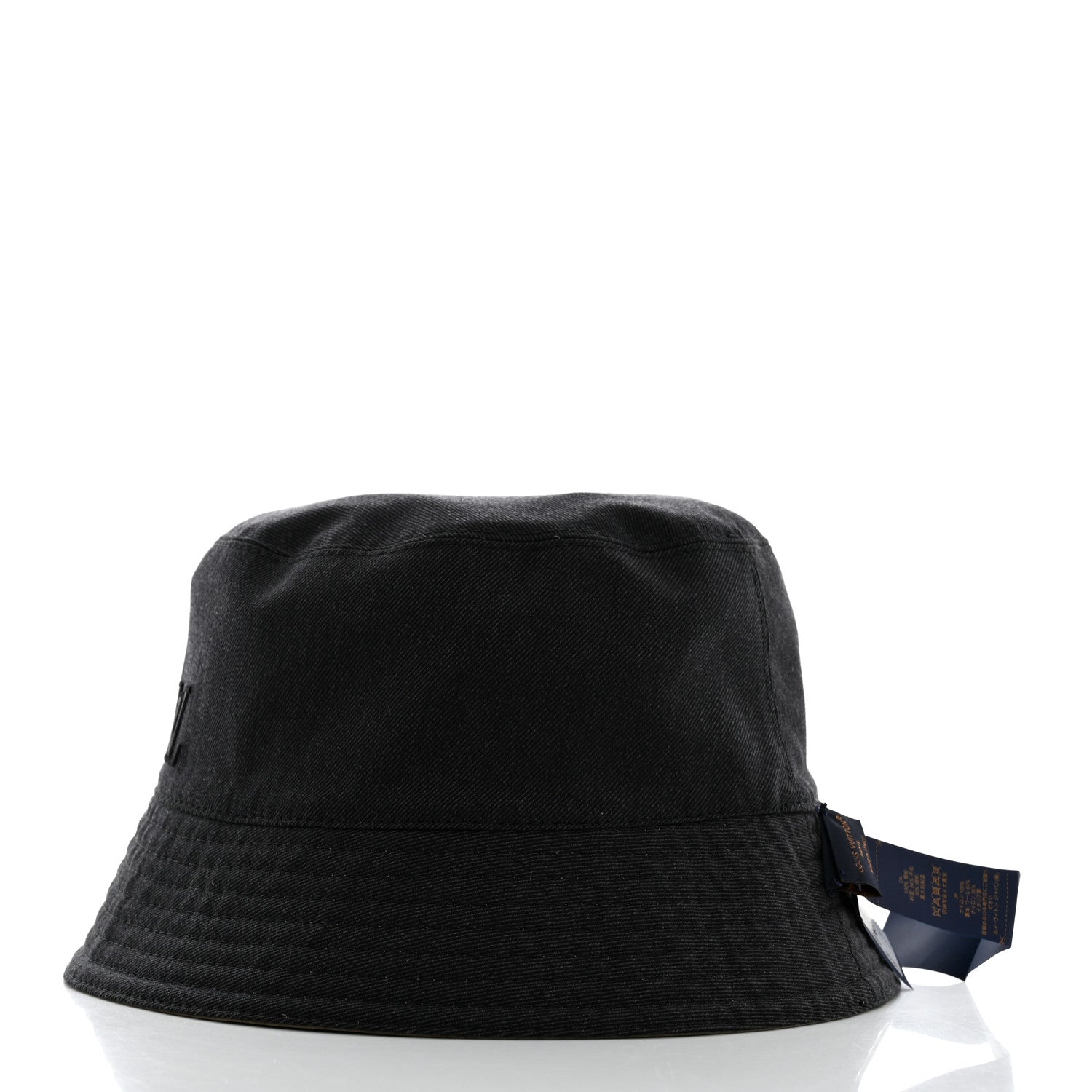 Louis Vuitton Nylon Wool Monogram Reversible Rain Bucket Hat L Beige 4 of 14
