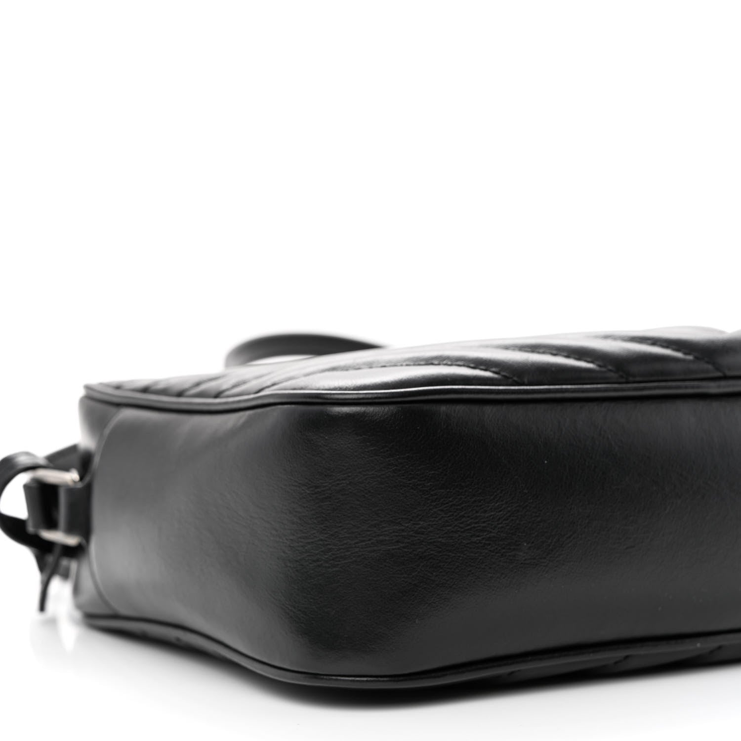 Saint Laurent Calfskin Matelasse Monogram Lou Camera Bag Black 9 of 10