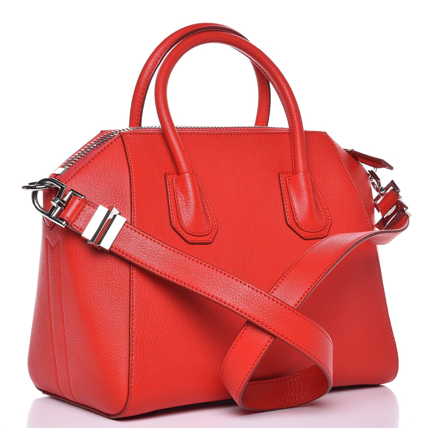 Givenchy Sugar Goatskin Small Antigona Red 3 of 7