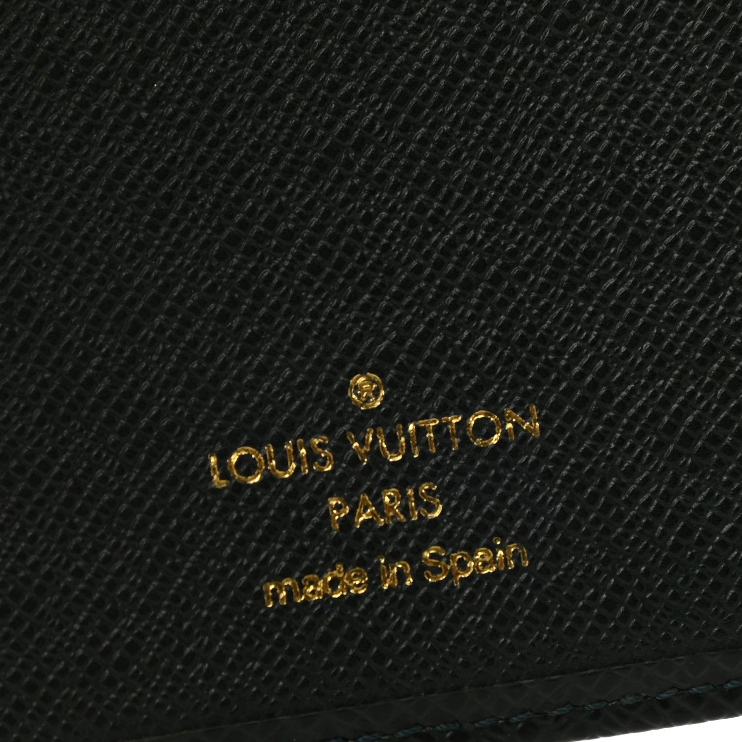Louis Vuitton Taiga Pocket Agenda Cover Black 6 of 6