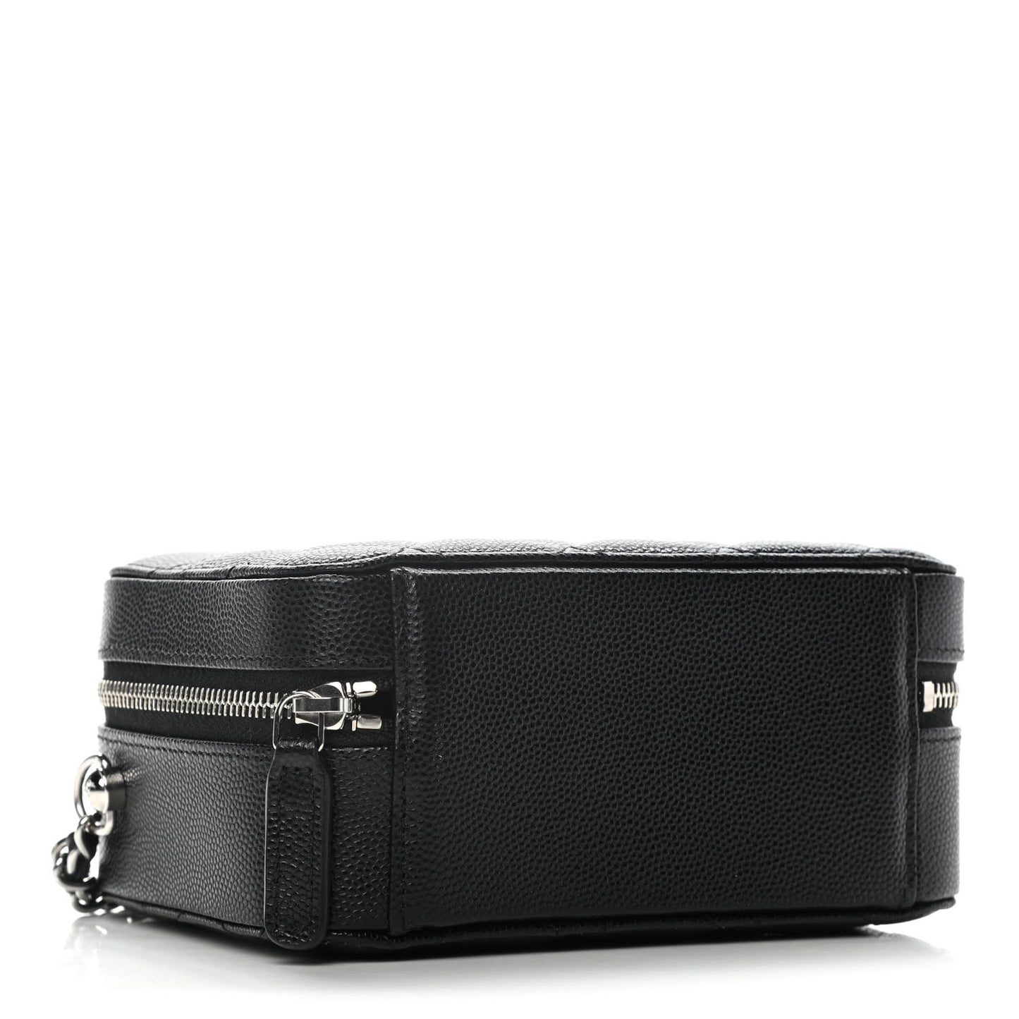 Caviar Quilted Camera Bag Black