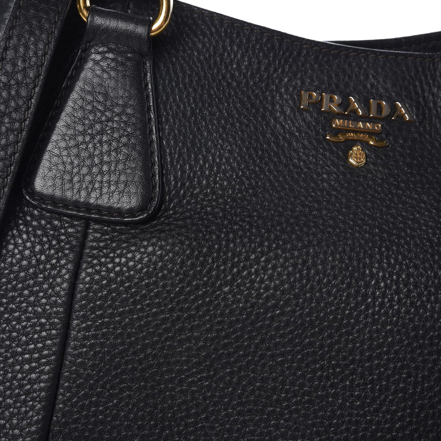 Vitello Daino Tote Black