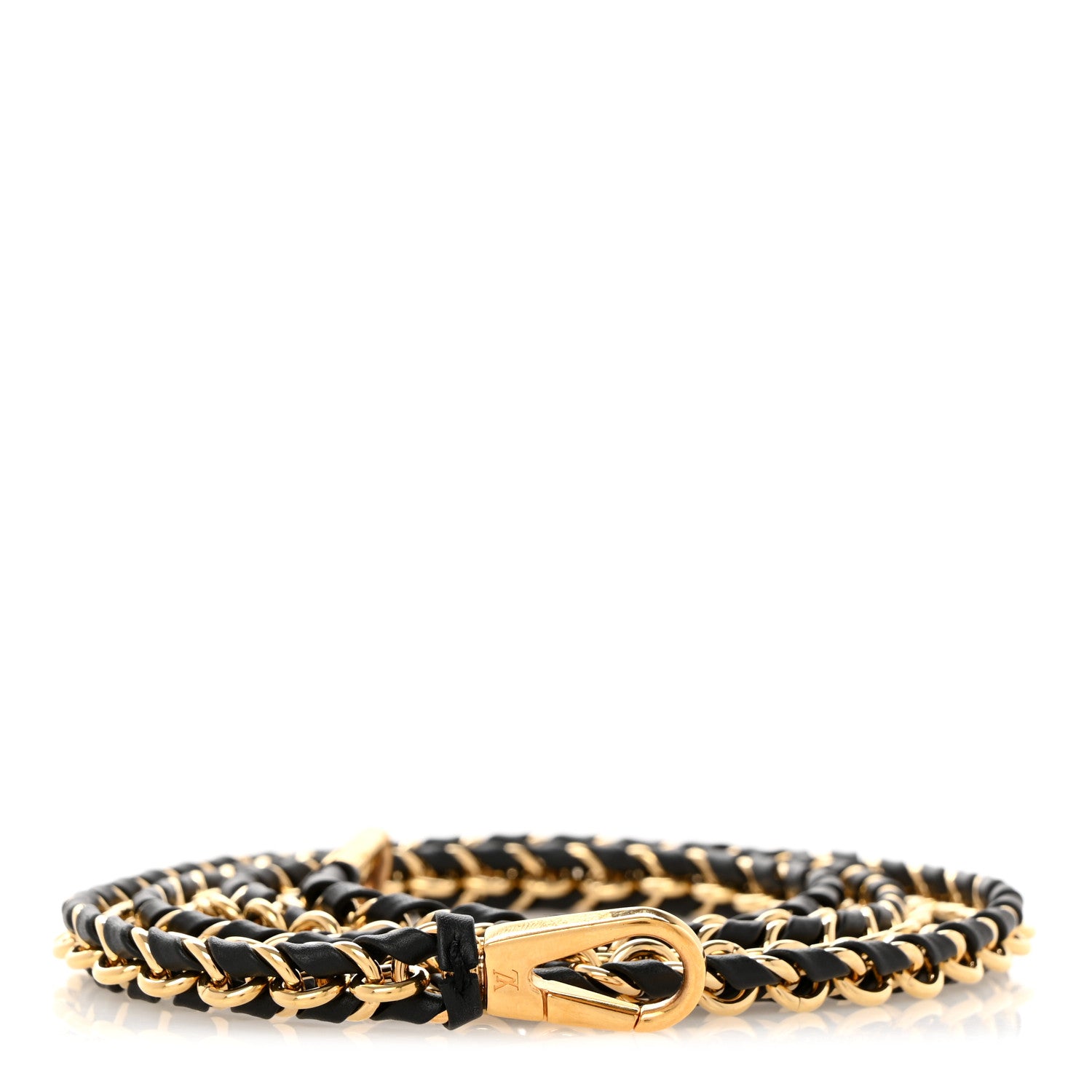 Louis Vuitton Calfskin Multi Pochette Chain Shoulder Strap Black Gold 1 of 3