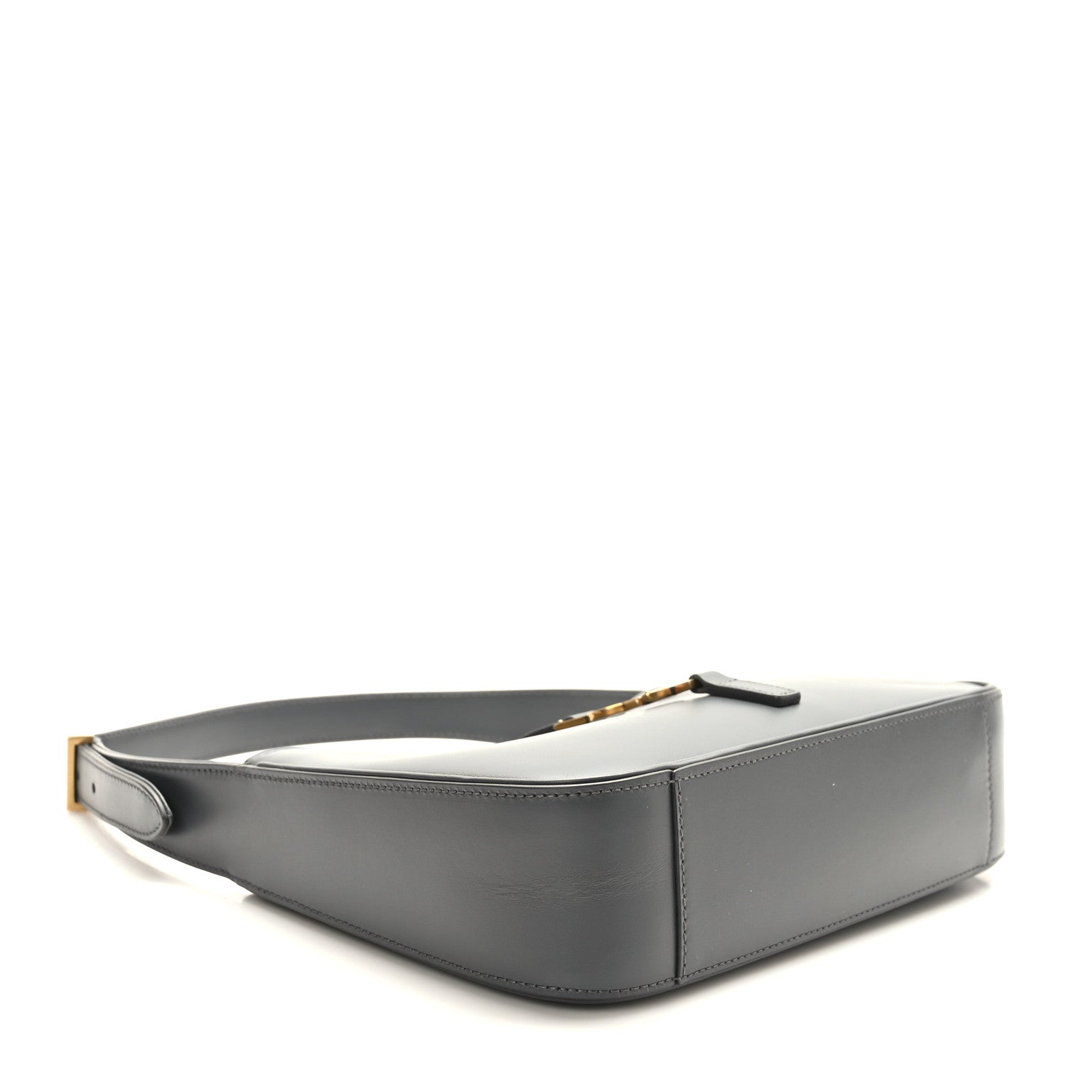 Saint Laurent Smooth Calfskin Le 5 A 7 Hobo Storm 4 of 9