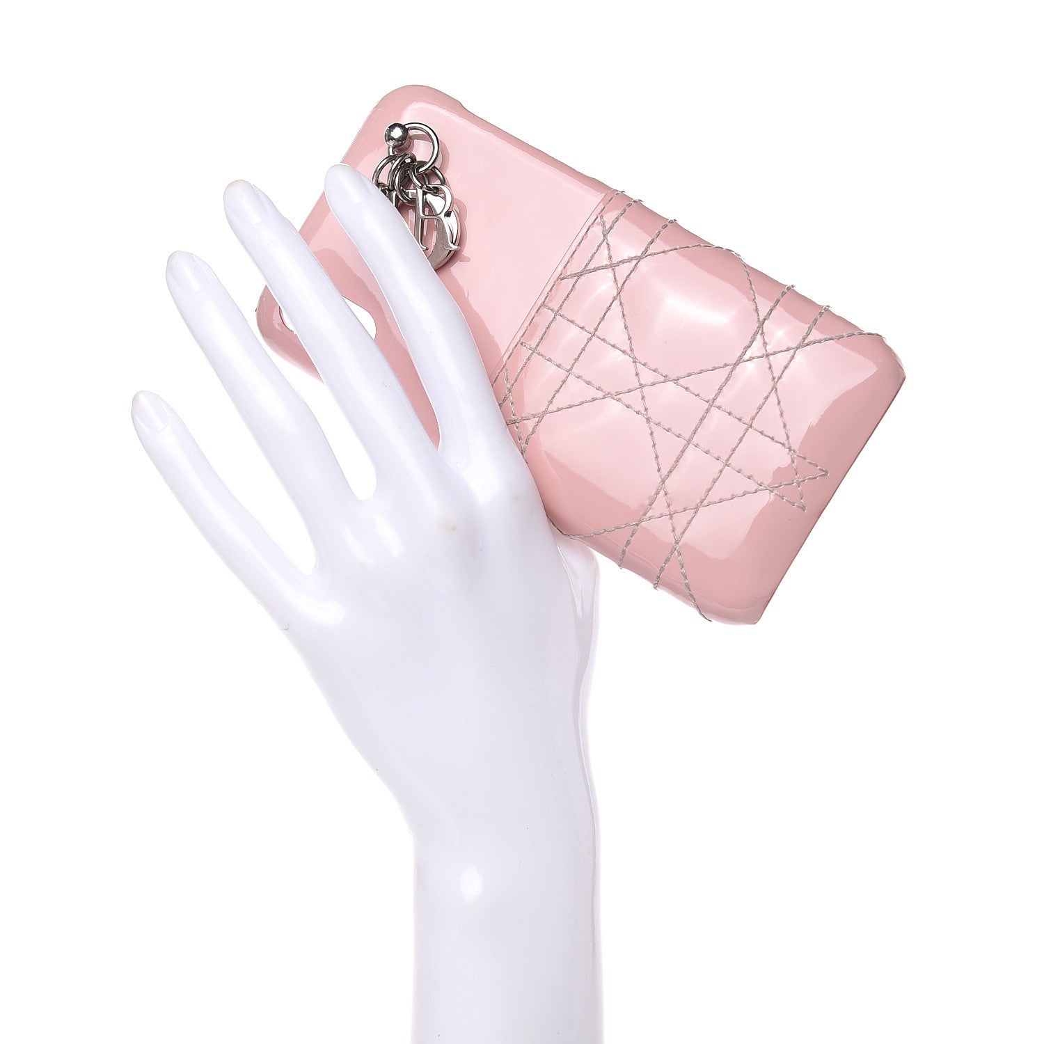 Christian Dior Patent Cannage Lady Dior Tech iPhone X XS Case Light Pink 2 of 5
