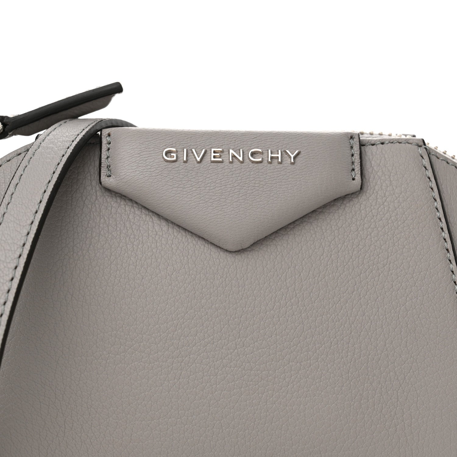 Givenchy Sugar Goatskin Nano Antigona Pearl Grey 7 of 10