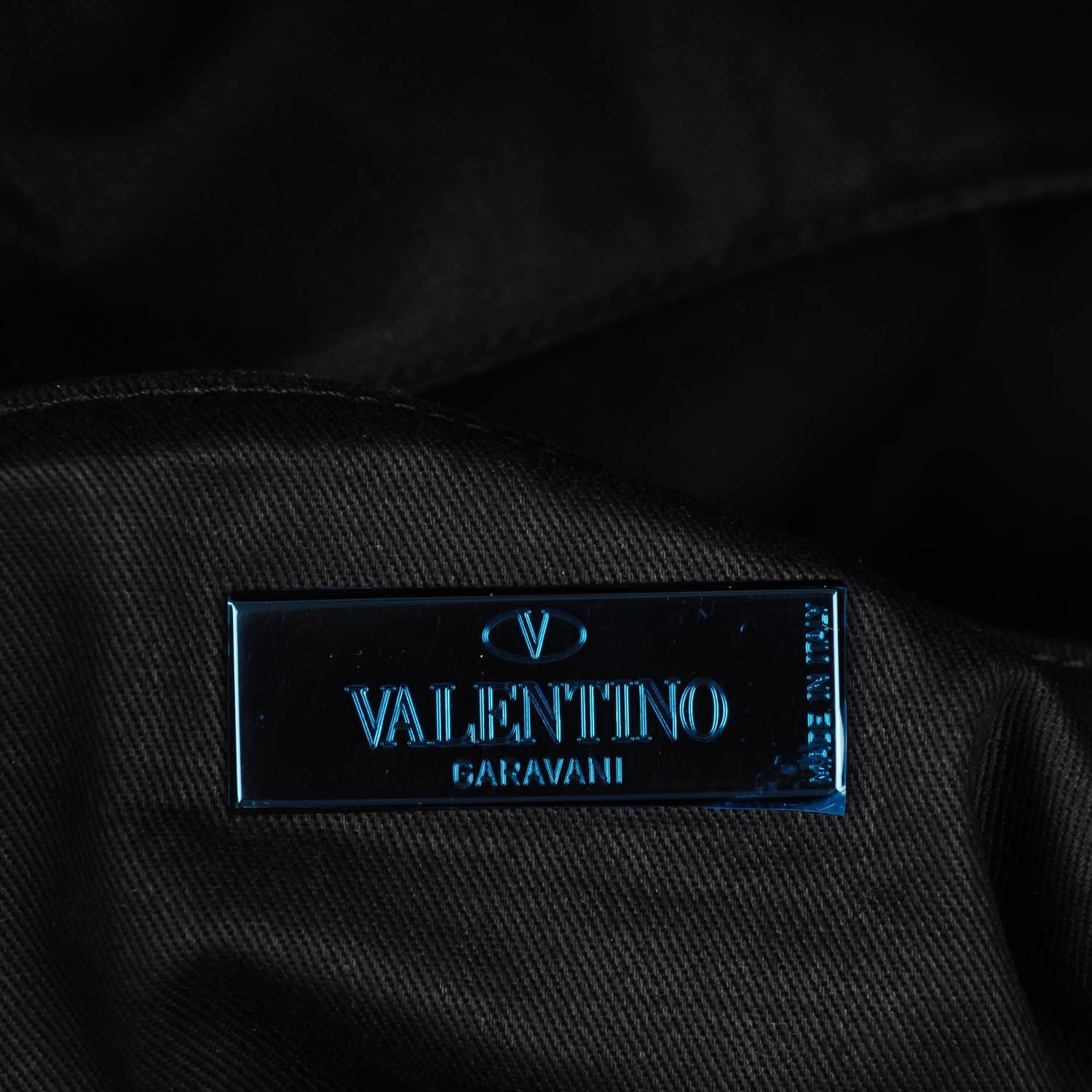 Valentino Garavani Calfskin Rockstud Backpack Blue 6 of 6