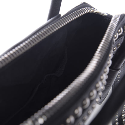 Givenchy Calfskin Small Studded Bi-Color Antigona Black White 9 of 12