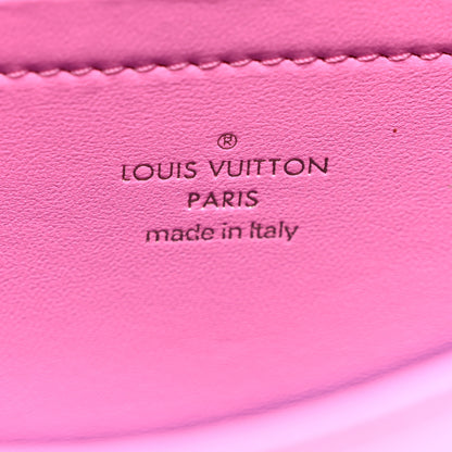 Louis Vuitton Lambskin Embossed Monogram Vuittamins Pochette Coussin Rose Violet 6 of 10