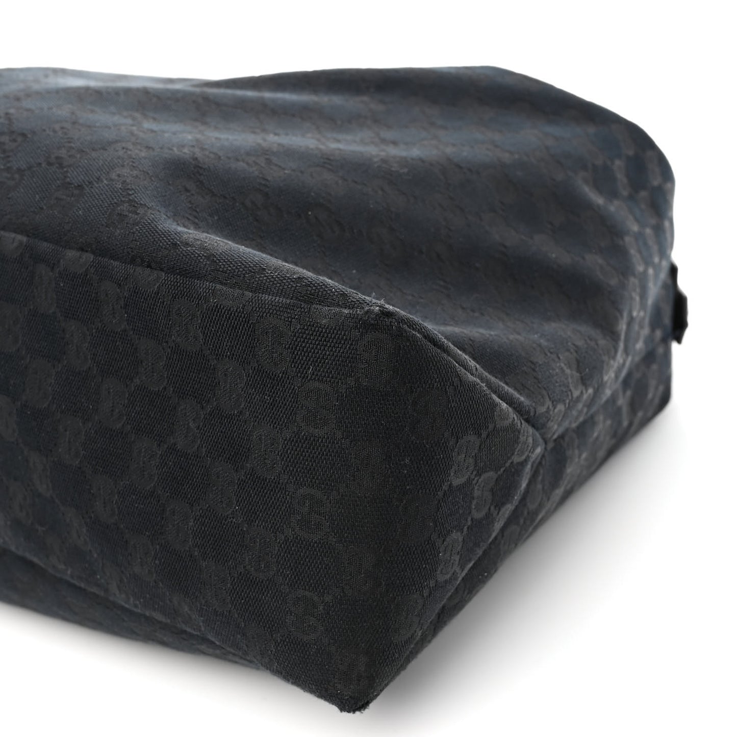Monogram Large Horsebit Chain Hobo Black
