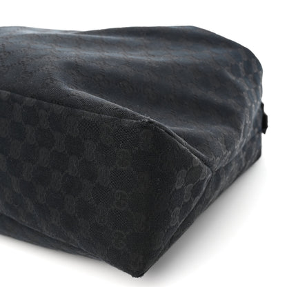 Gucci Monogram Large Horsebit Chain Hobo Black 10 of 15