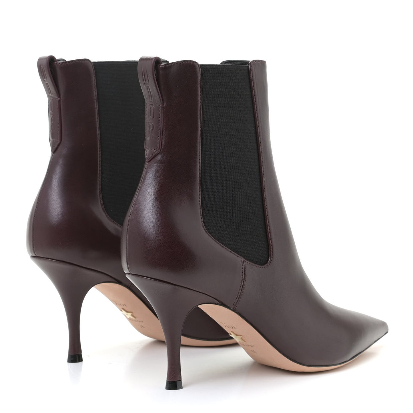 Lambskin District Ankle Boots 38 Rouge Noir